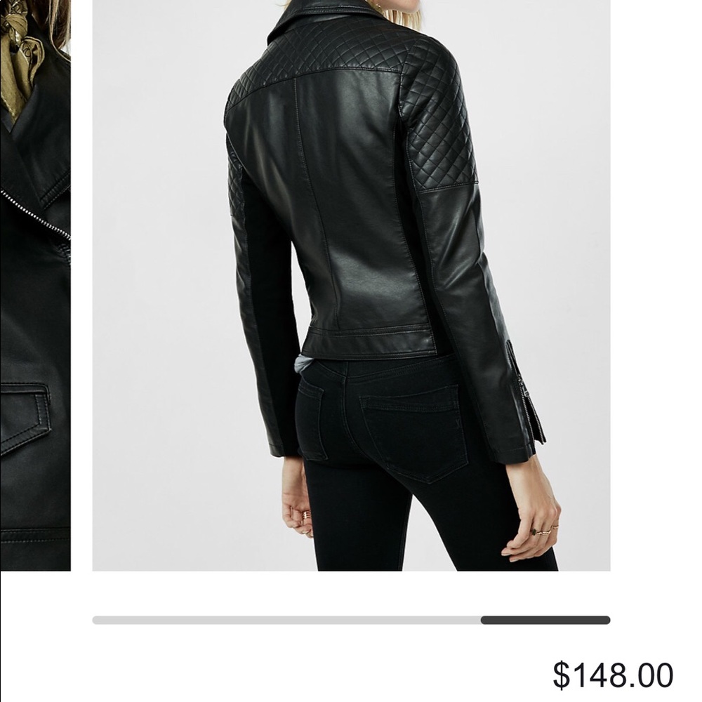 EXPRESS black leather jacket
